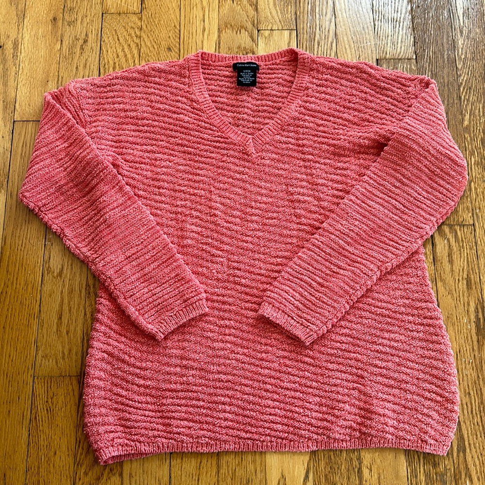 Calvin Klein Coral Knit Sweater